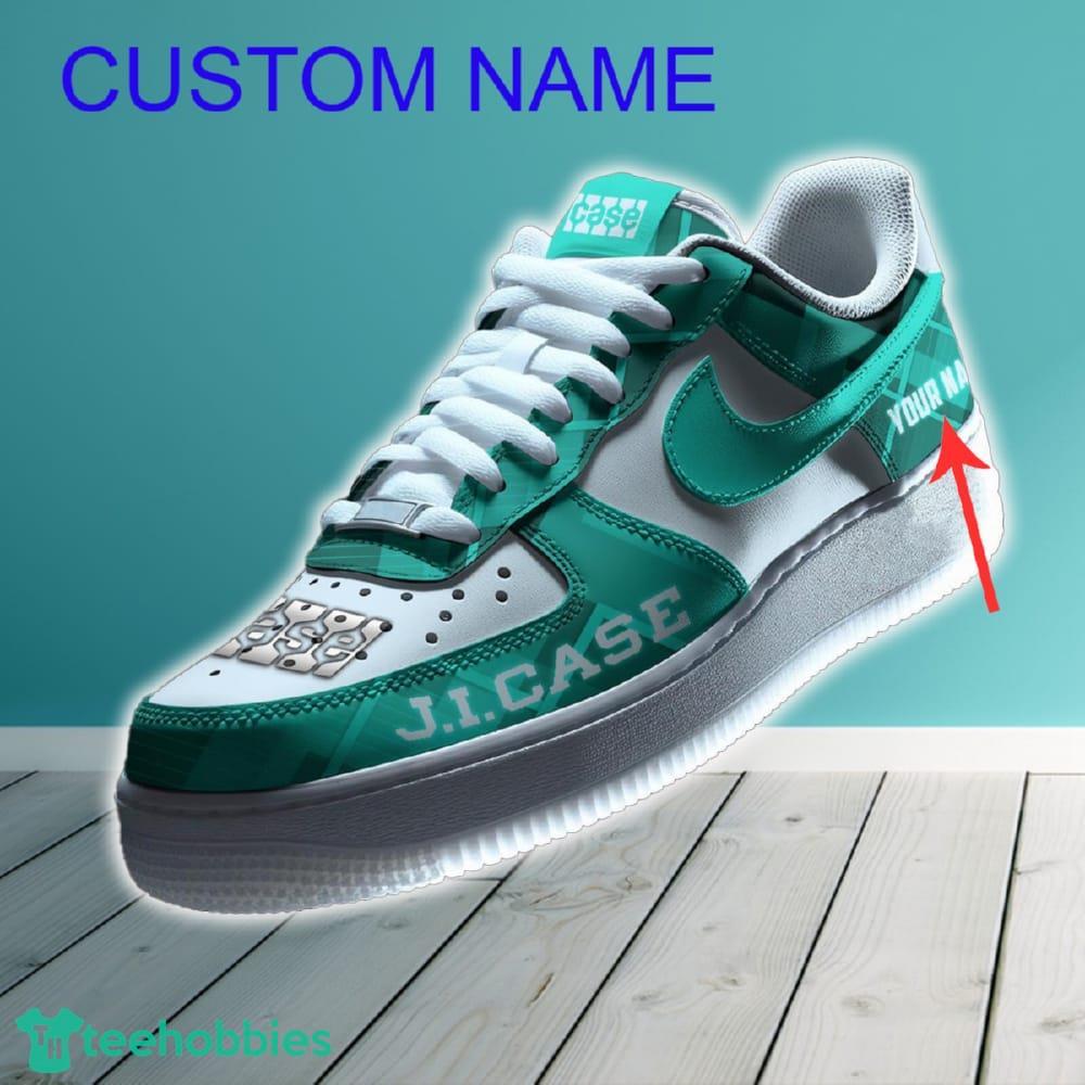 J.I. Case Car Air Force 1 Shoes Green Color For Men Women Custom Name Gift For Fans