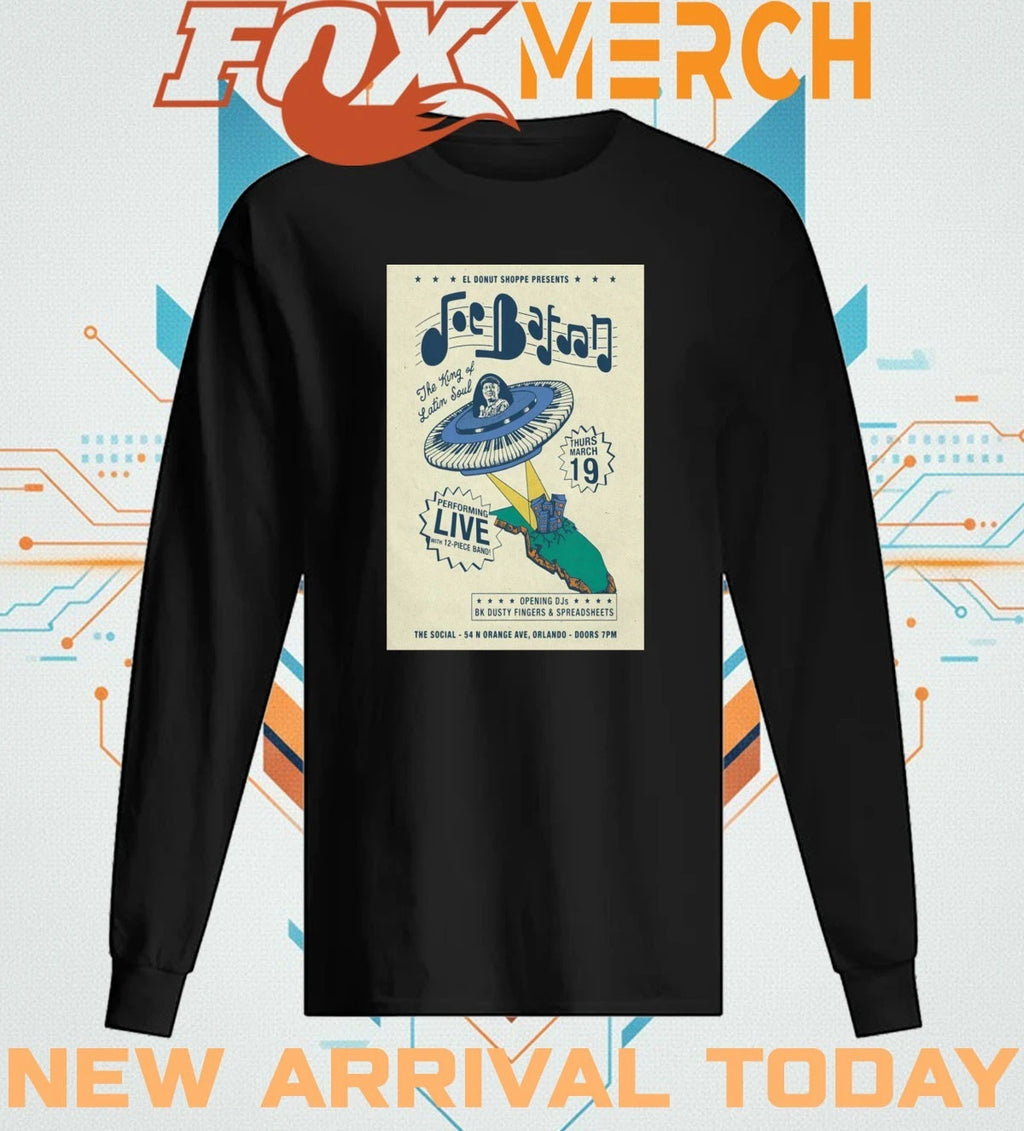 Joe Bataan mar 19 2026 The Social in Orlando FL poster t-shirt