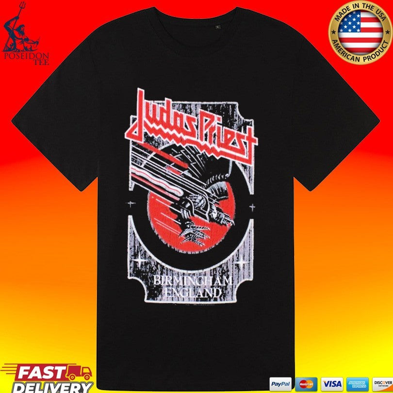 Judas Priest Silver And Red Vengeance T-shirt