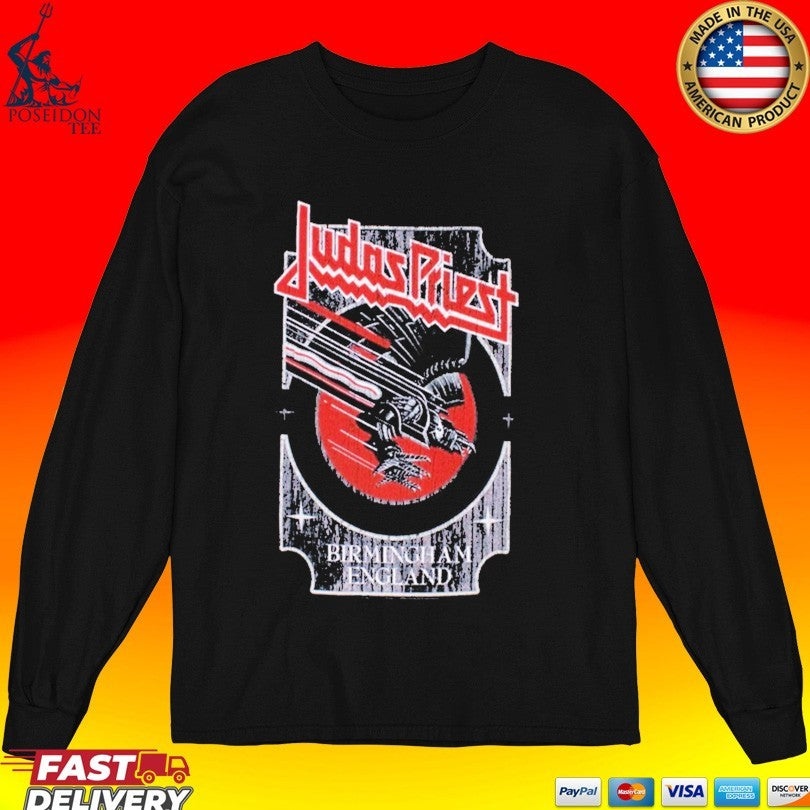 Judas Priest Silver And Red Vengeance T-shirt