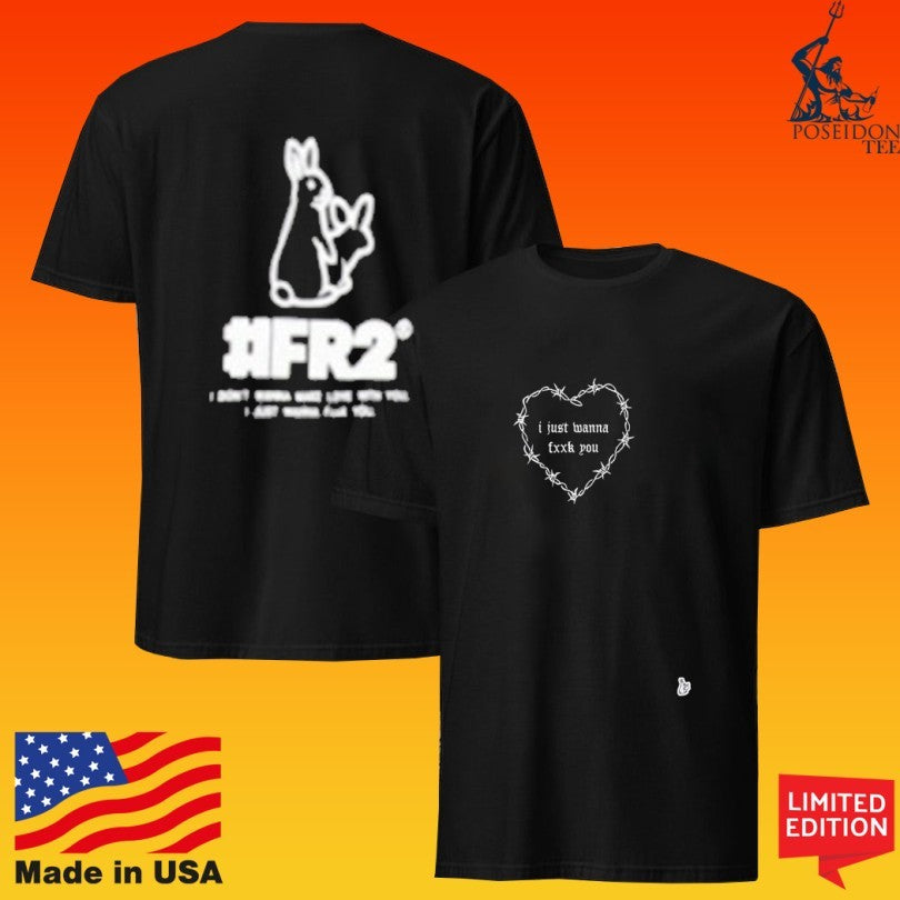 Juicestore I Just Wanna Fxxk You Barbed Heart T-shirt