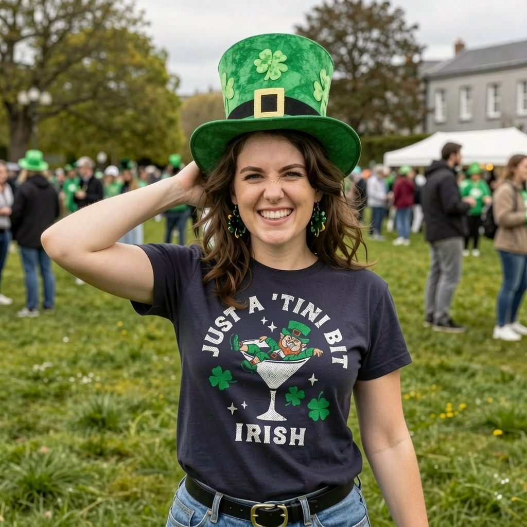 Just A Tini Bit Irish Women's T Shirt