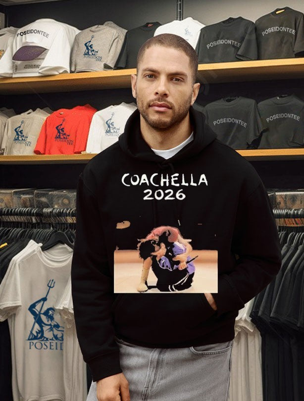 Justin Bieber Billie Eilish Coachella 2026 T-shirt