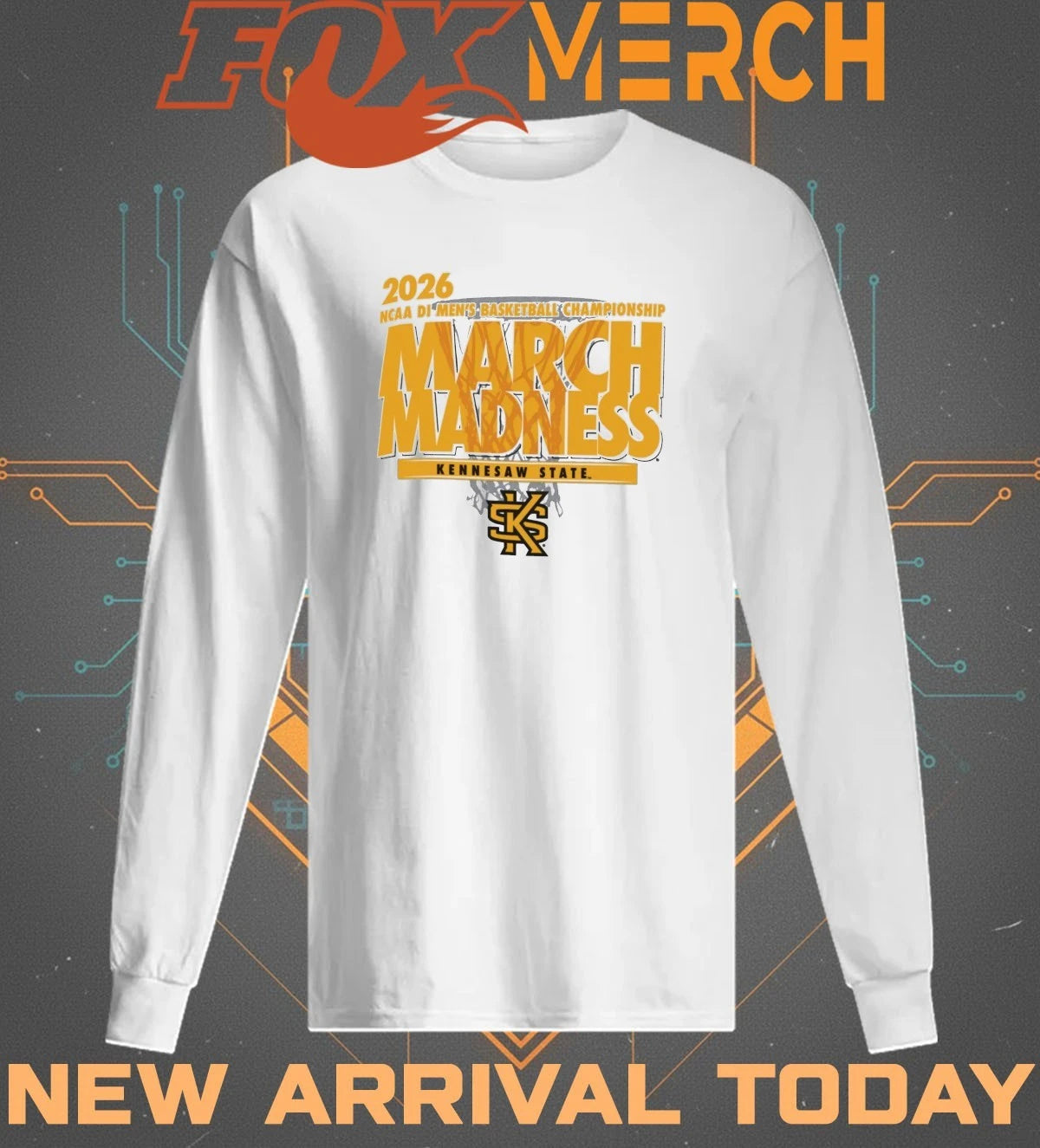 Kennesaw State Owls 2026 NCAA DI Men’s Basketball Championship March Madness t-shirt