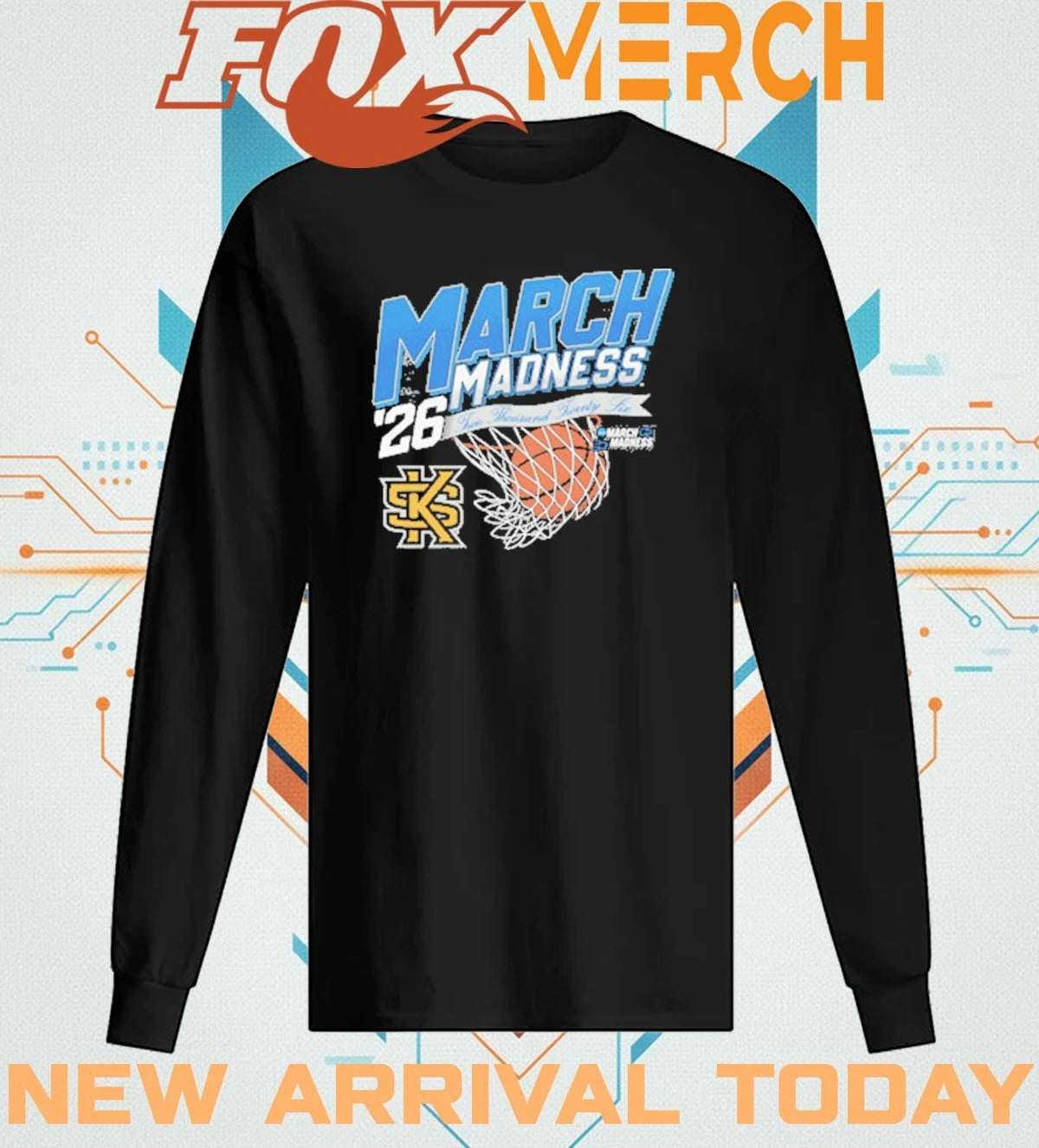 Kennesaw State Owls March Madness 2026 Swoosh Garment-Dyed Heavyweight t-shirt