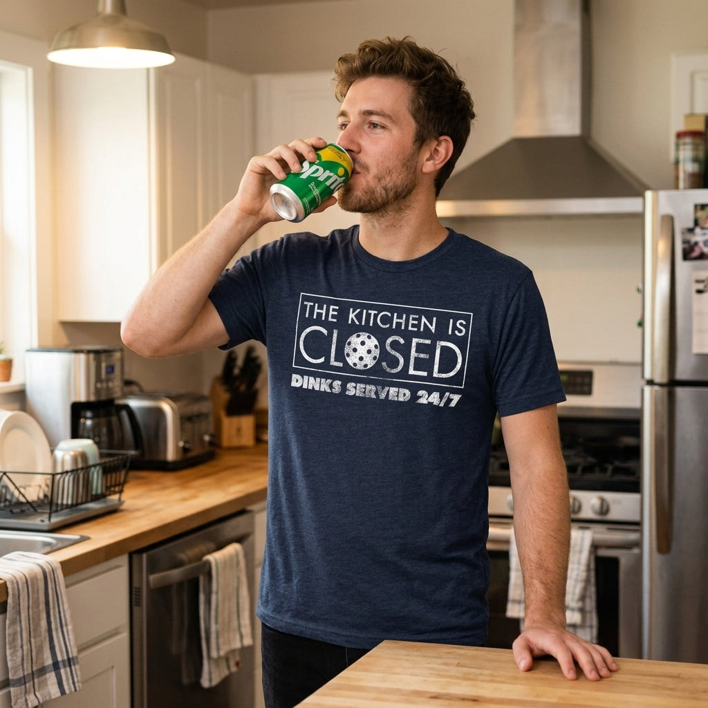 The Kitchen Is Closed Dinks Served 24 7 Men's T Shirt
