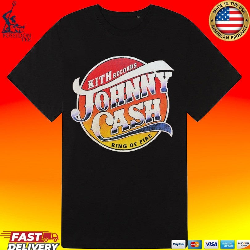 Kith Records For Johnny Cash Ring Of Fire T-shirt