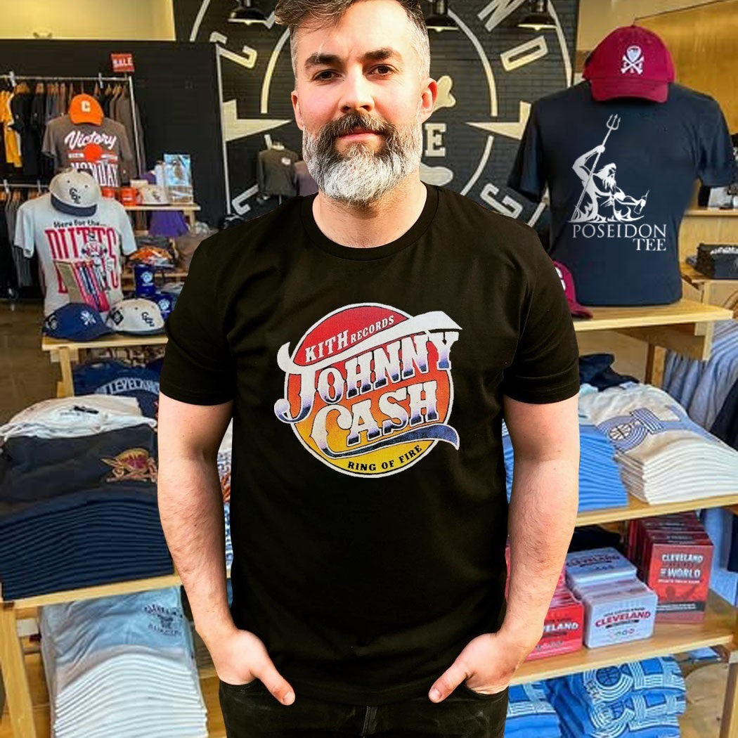 Kith Records For Johnny Cash Ring Of Fire T-shirt