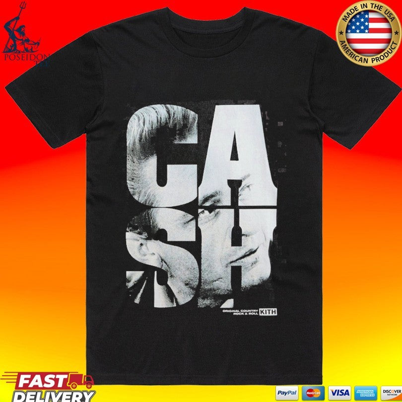 Kith Records For Johnny Cash Rock N Roll Vintage T-shirt