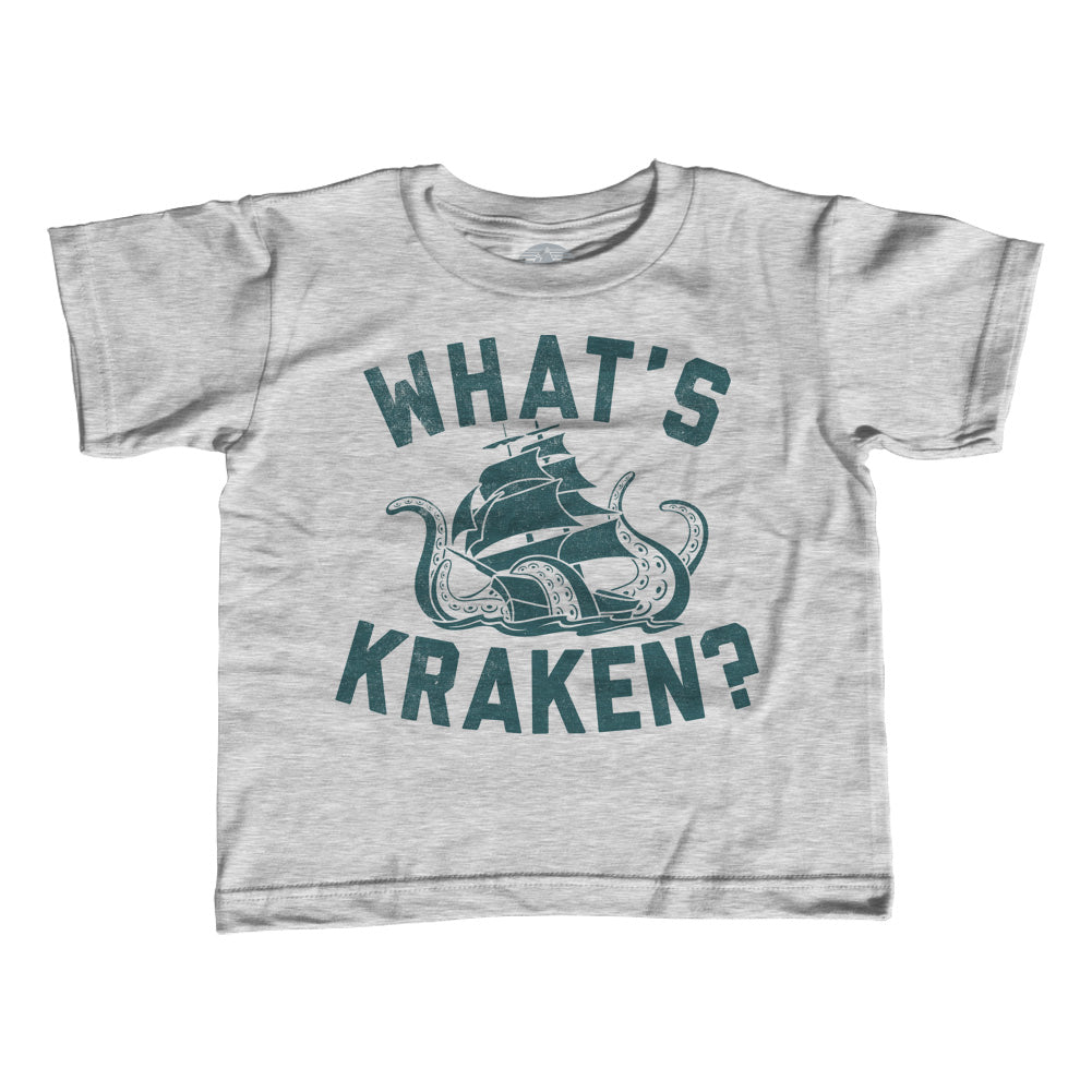 Girl's What's Kraken Sea Monster T-Shirt - Unisex Fit