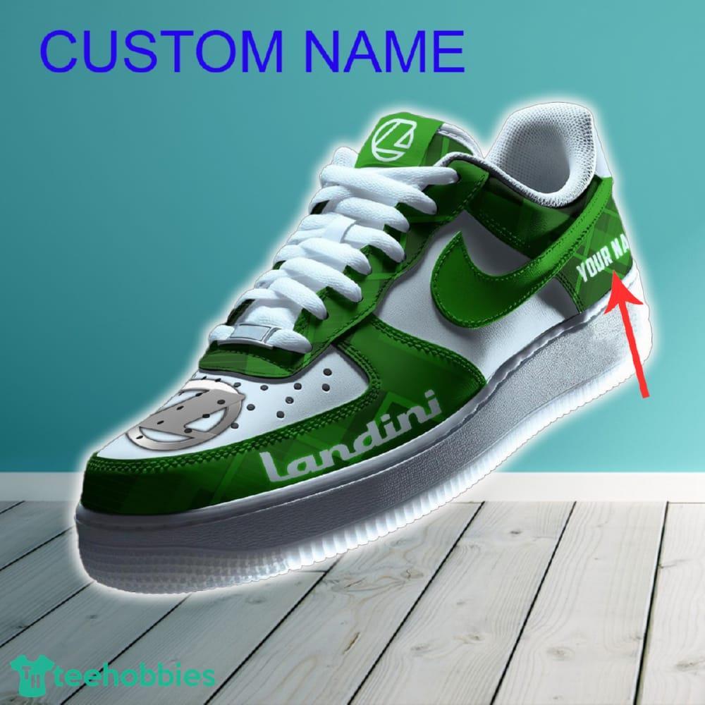 Landini Car Air Force 1 Shoes Green Color For Men Women Custom Name Gift For Fans