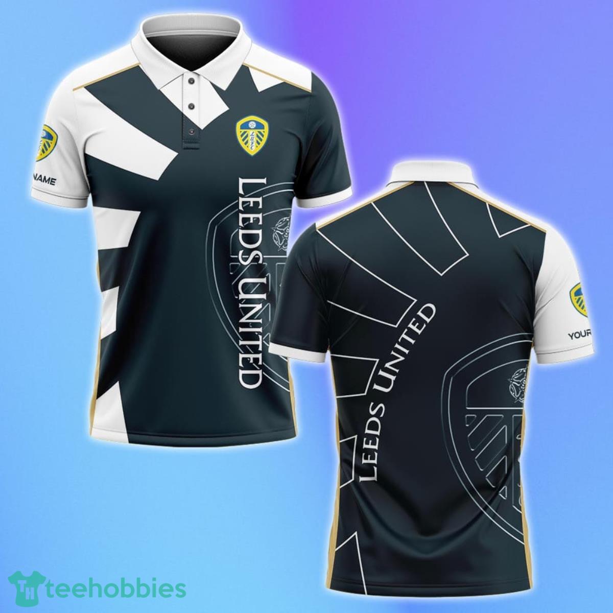 Leeds United Polo Shirt Custom Name Gifts For Loved Ones