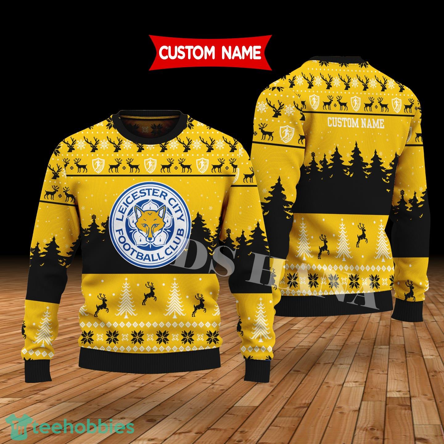 Leicester City Custom Name Merry Xmas Sweater For Soccer Sport Team’s Fans Sweater
