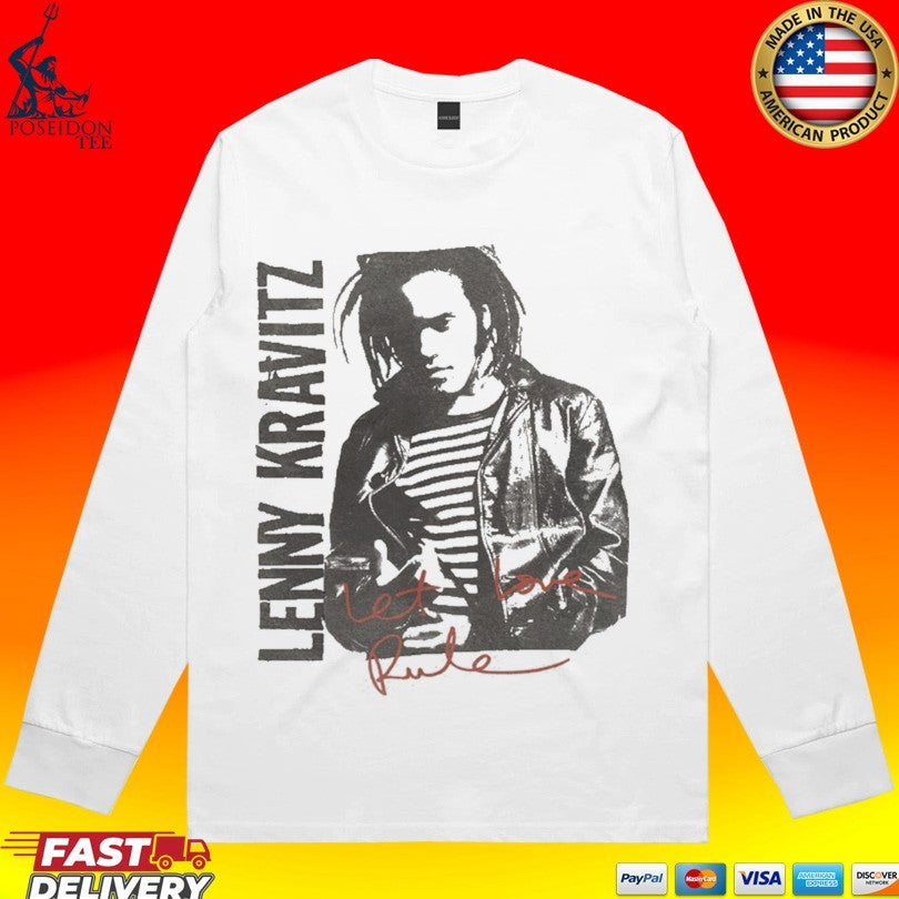 Lenny Kravitz Let Love Rule High Contrast T-shirt