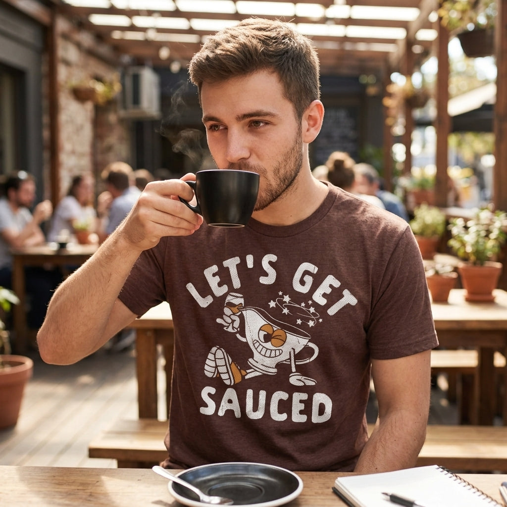 Lets Get Sauced Gravy Men's T Shirt