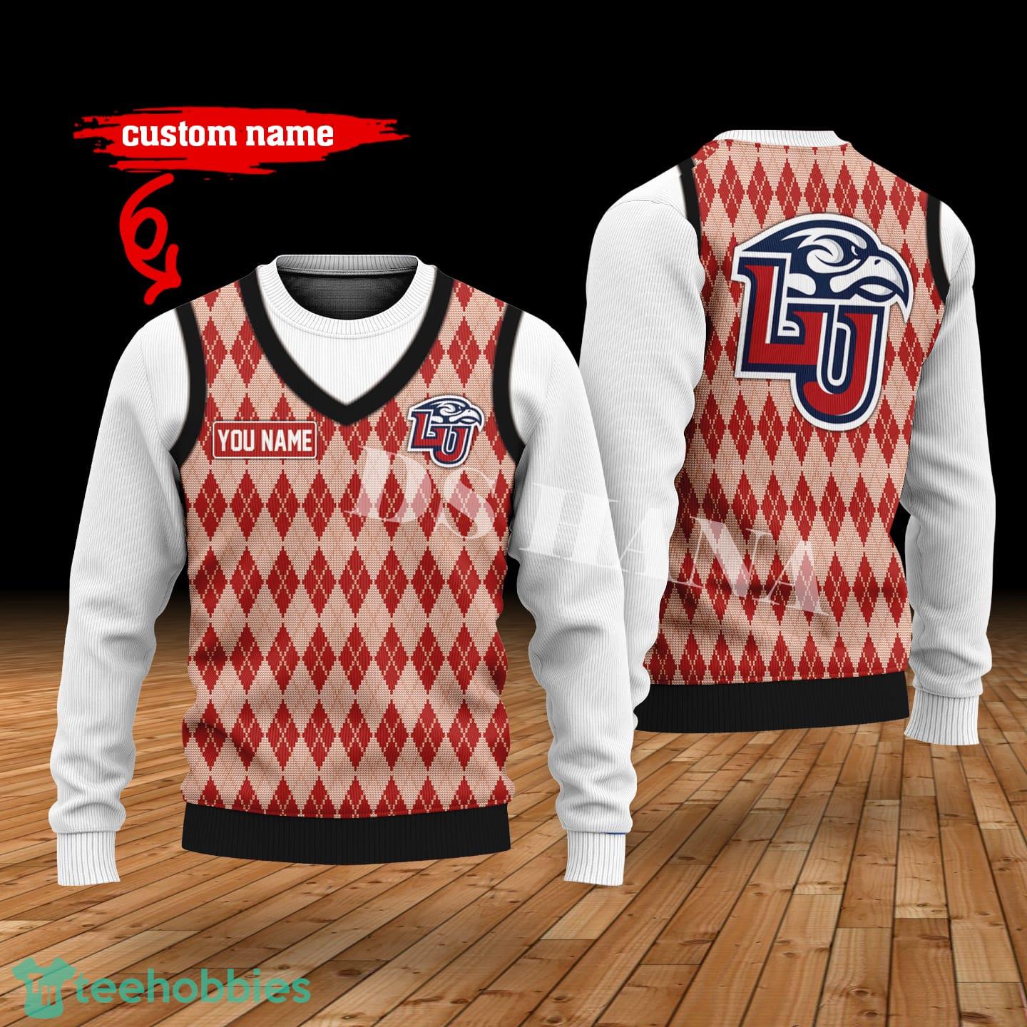 Liberty Flames Custom Name New Style Sweater Ghile Style 3D Print Christmas Sweater