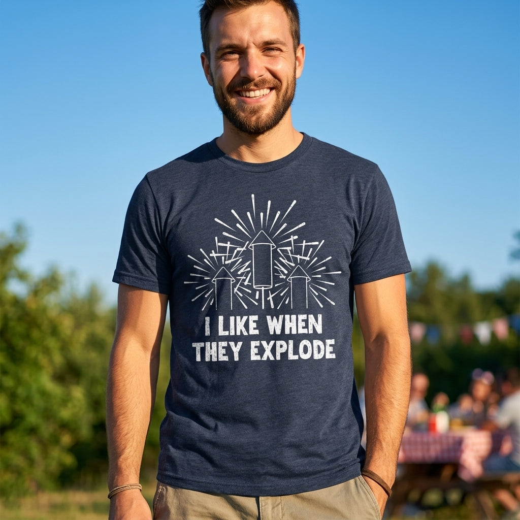 I Like When They Explode Men's T Shirt