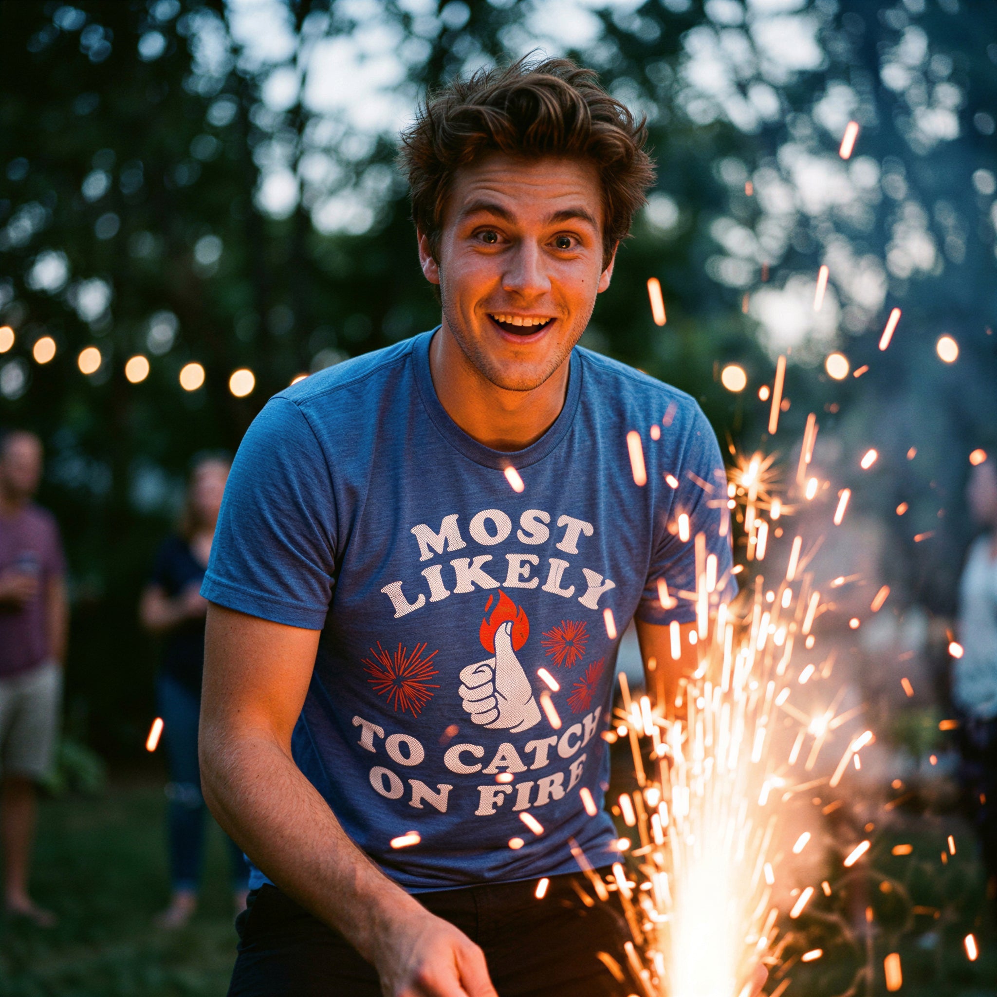 Most Likely To Catch On Fire Men's T Shirt