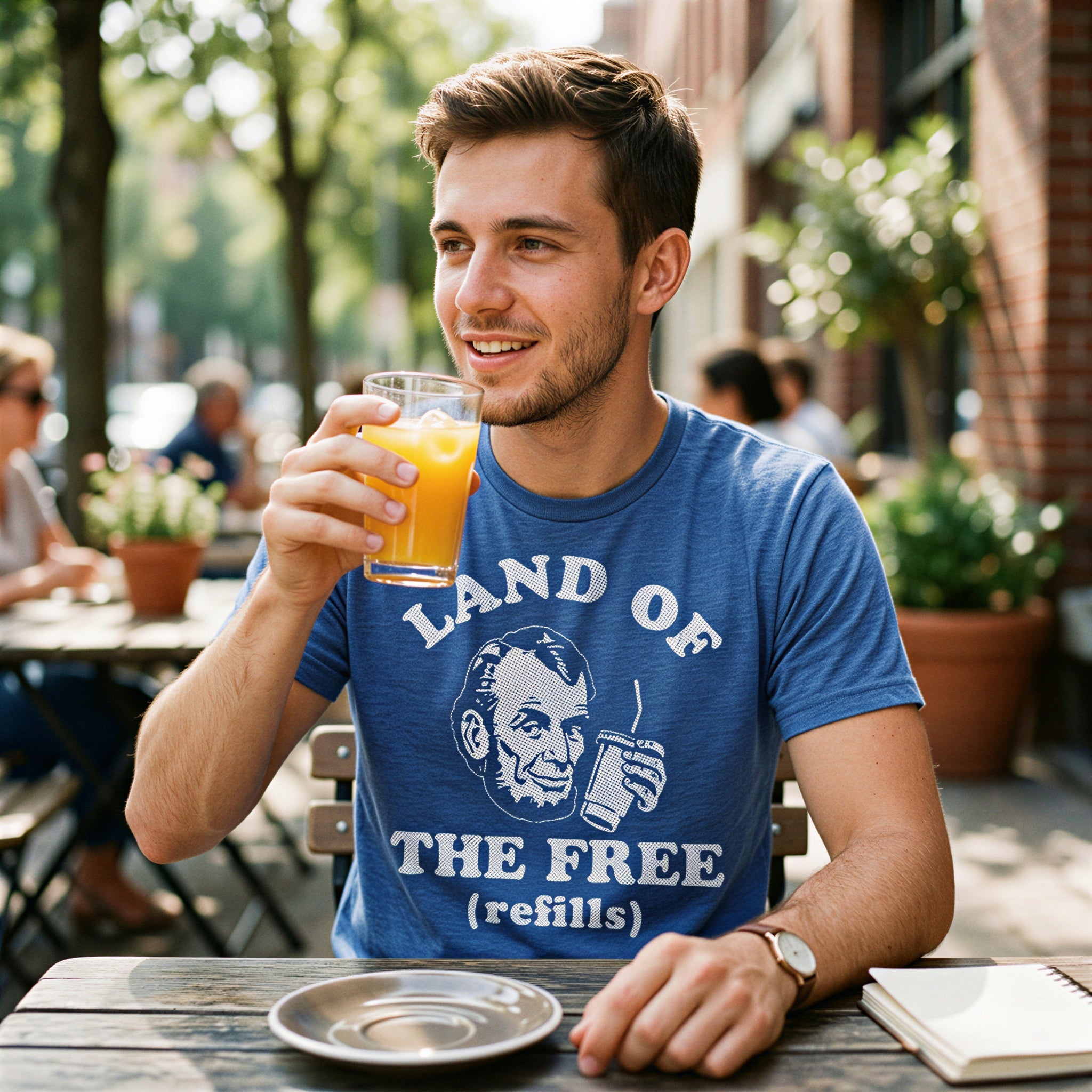 Land Of The Free Refills Men's T Shirt