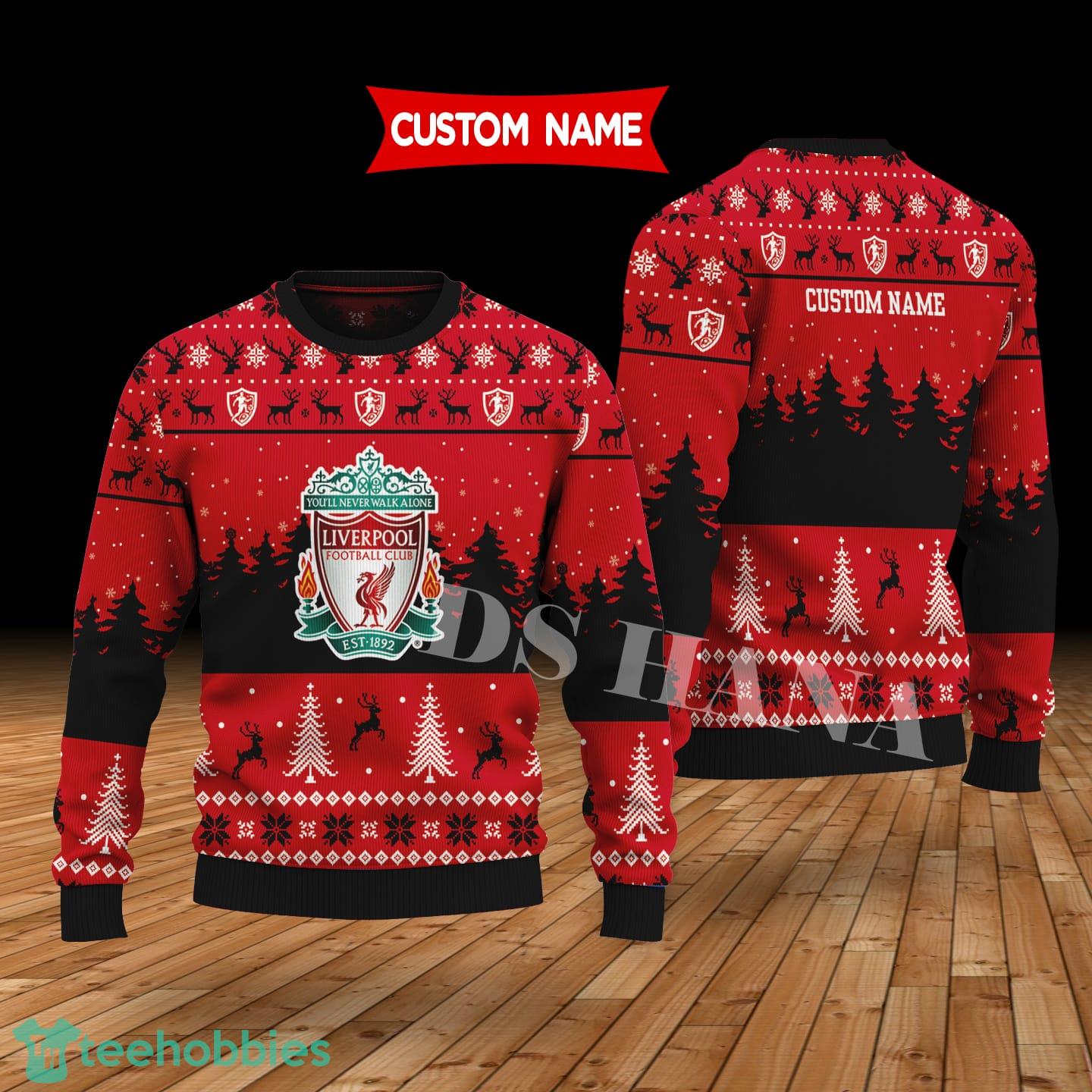 Liverpool Custom Name Merry Xmas Sweater For Soccer Sport Team’s Fans Sweater