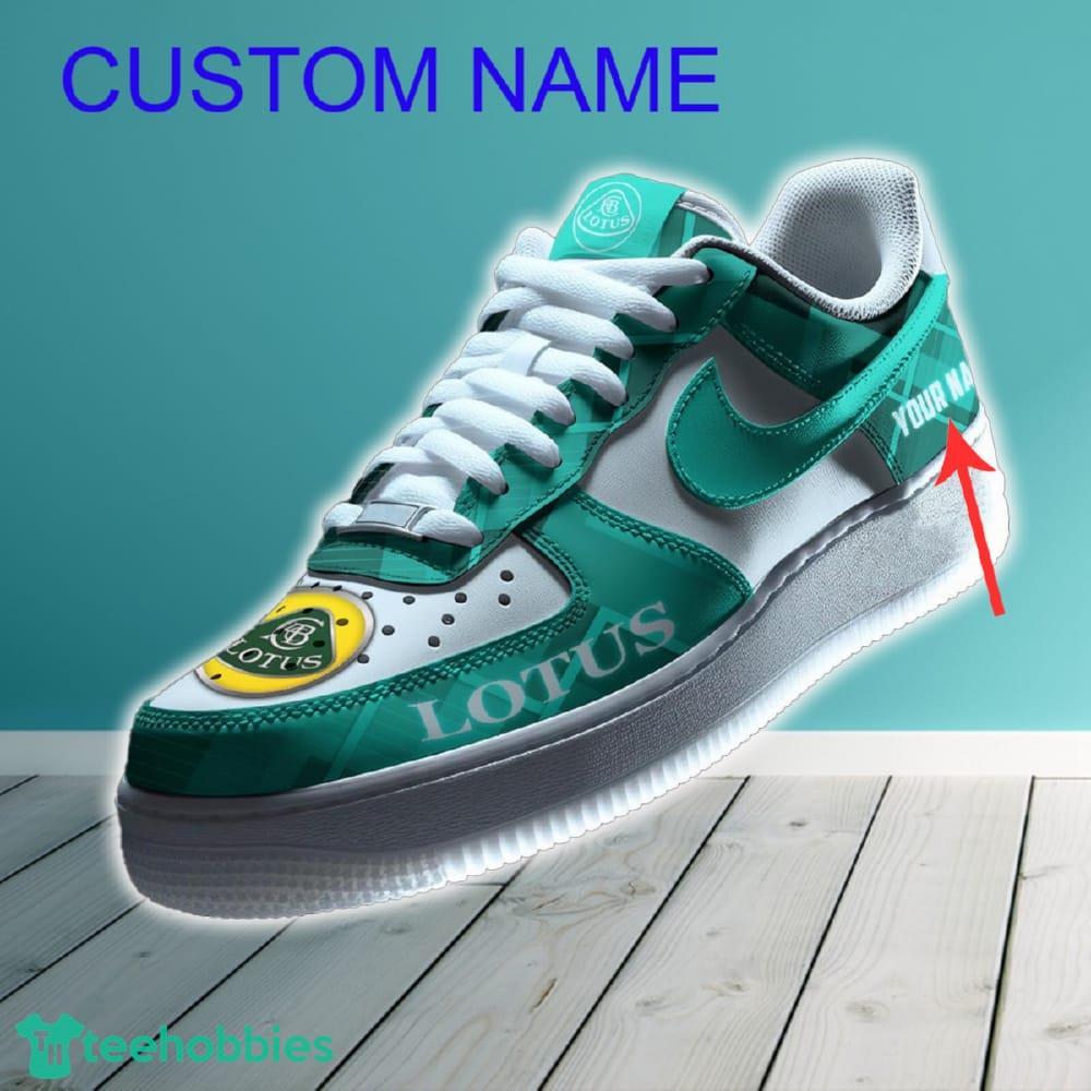 Lotus Car Air Force 1 Shoes Green Color For Men Women Custom Name Gift For Fans