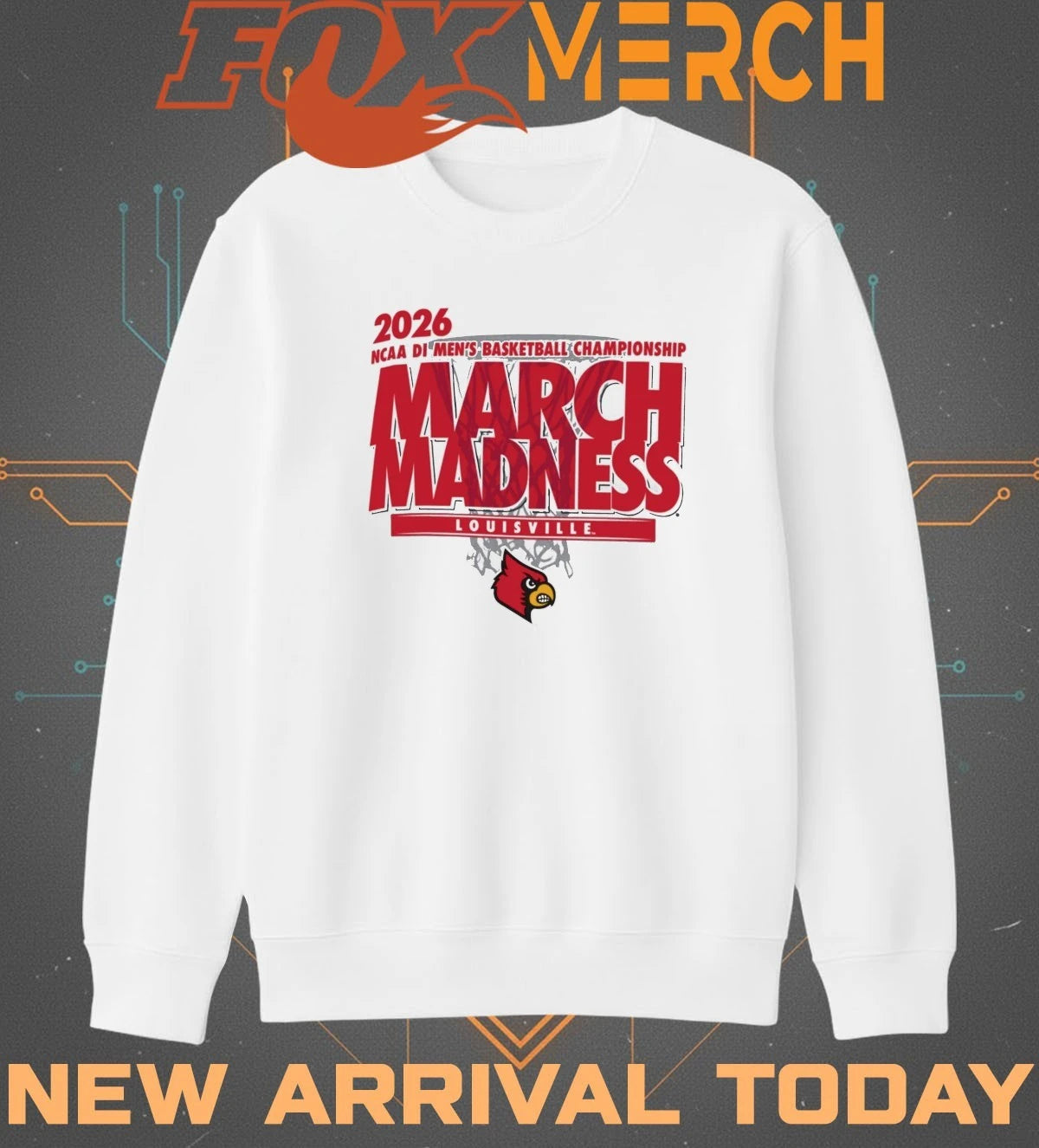 Louisville Cardinals 2026 NCAA DI Men’s Basketball Championship March Madness t-shirt