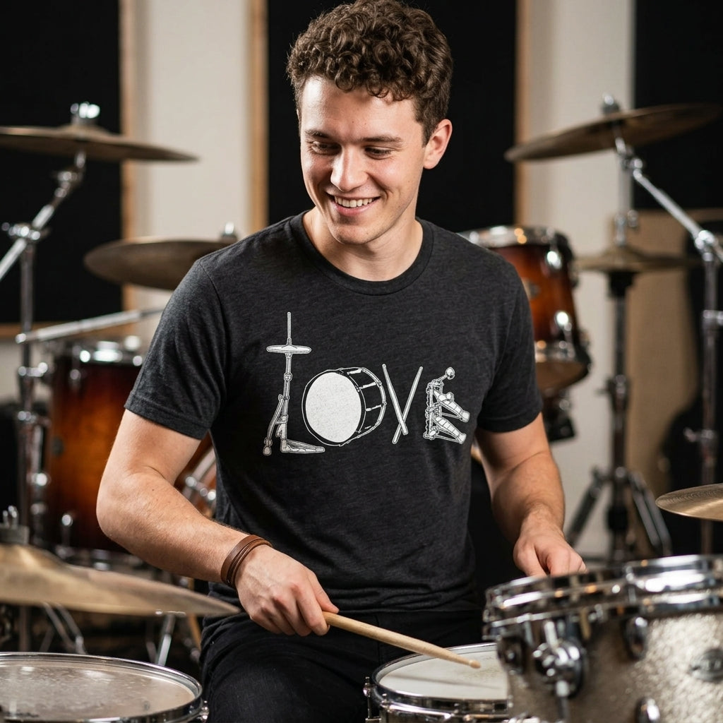 Love Drums Men's T Shirt