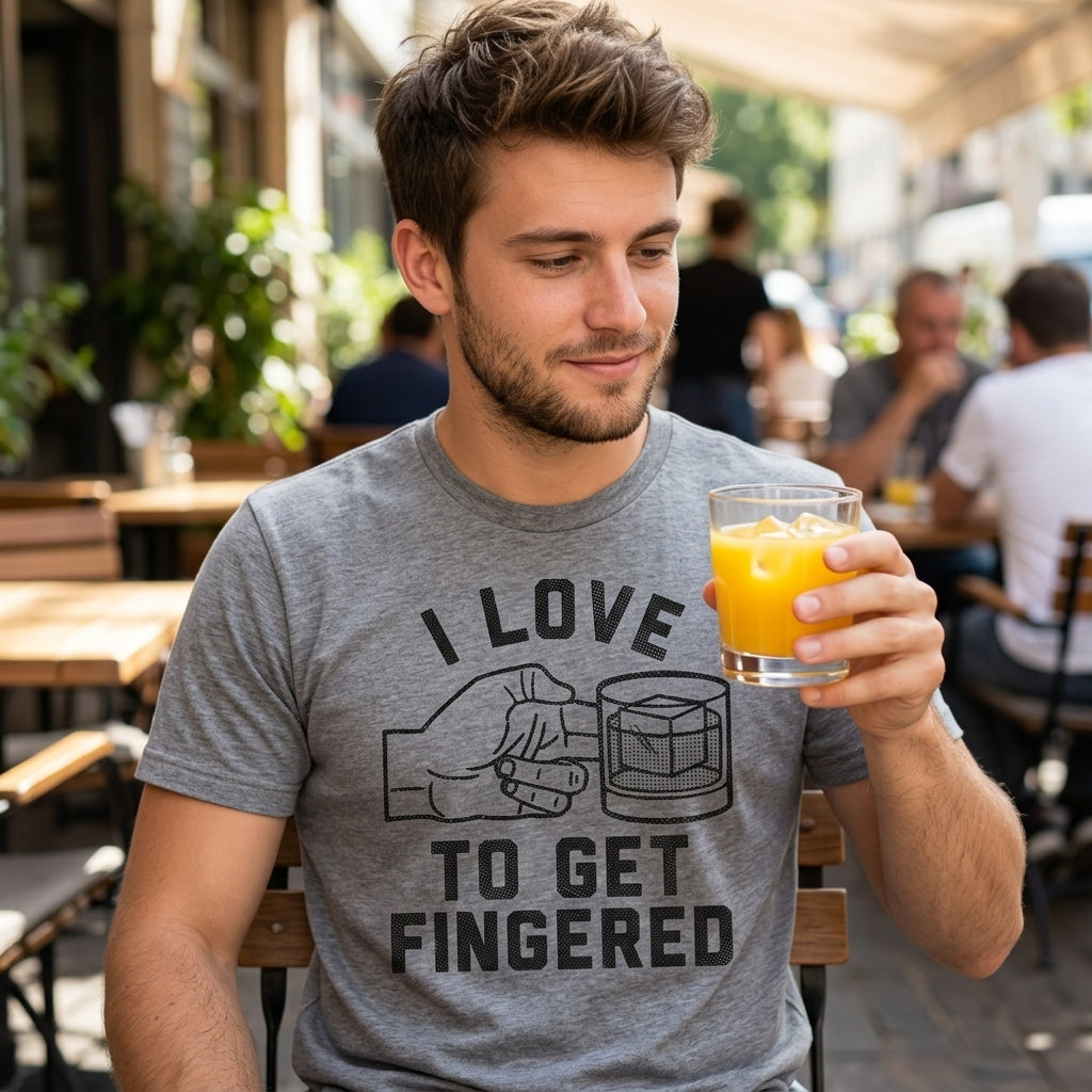 I Love To Get Fingered Men's T Shirt