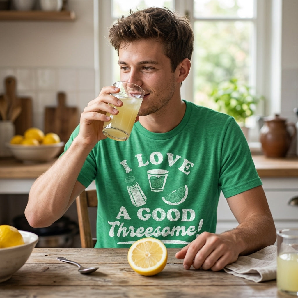I Love A Good Threesome Men's T Shirt