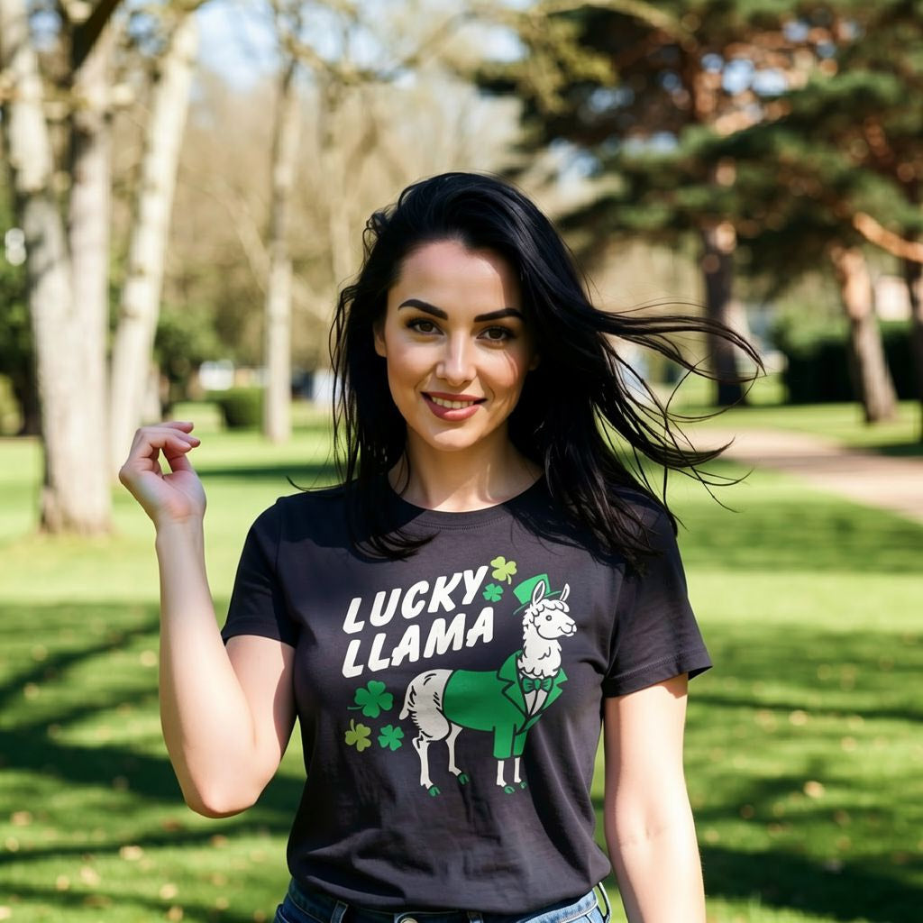 Lucky Llama Women's T Shirt
