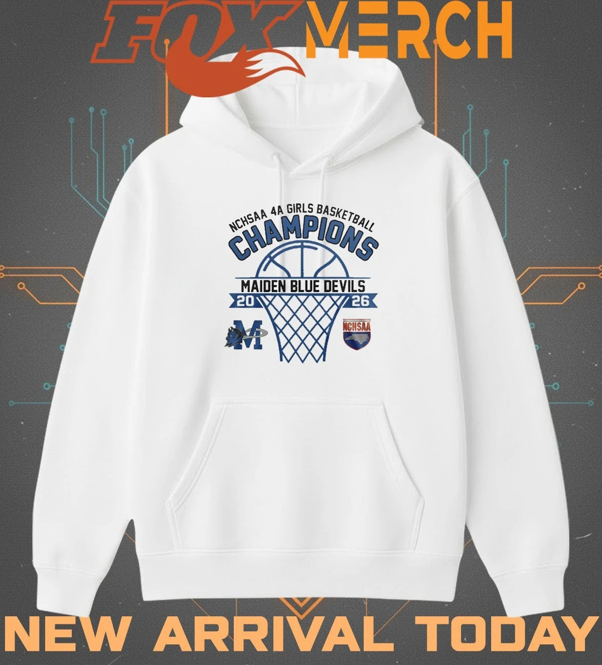 Maiden Blue Devils 2026 NCHSAA 4A Girls Basketball Champions t-shirt