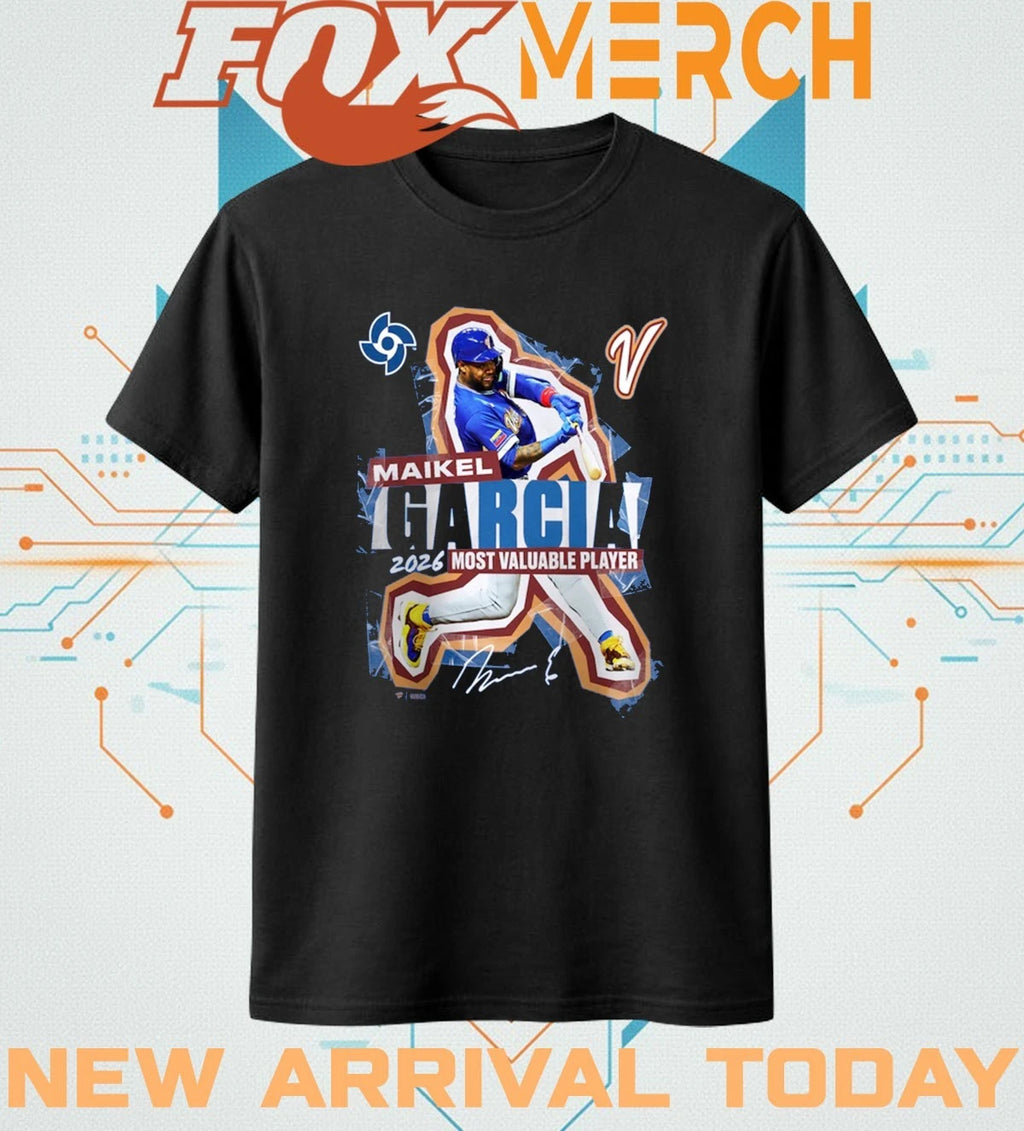 Maikel Garcia Venezuela Baseball 2026 World Baseball Classic MVP t-shirt