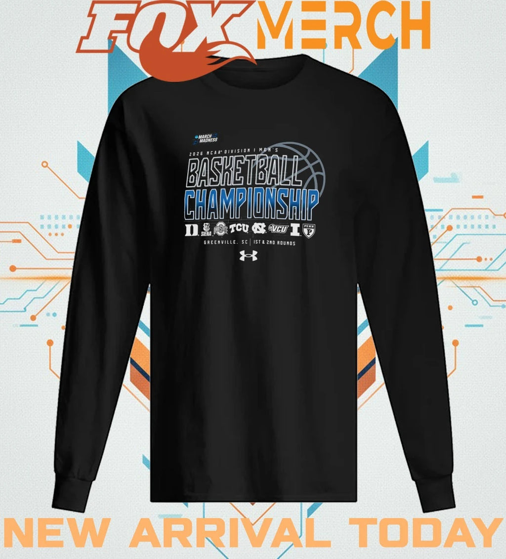 March Madness 2026 NCAA Division I Men’s Basketball Championship 1st &amp; 2nd rounds shirt