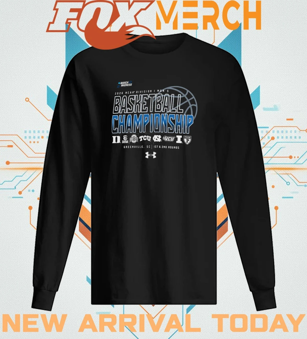 March Madness 2026 NCAA Division I Men’s Basketball Championship 1st &amp; 2nd rounds shirt