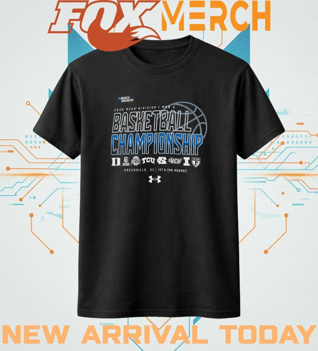 March Madness 2026 NCAA Division I Men’s Basketball Championship 1st &amp; 2nd rounds shirt