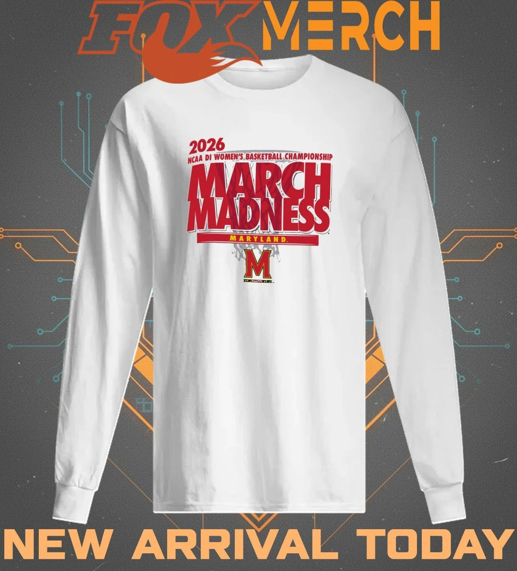 Maryland Terrapins 2026 NCAA DI Women’s Basketball Championship March Madness t-shirt