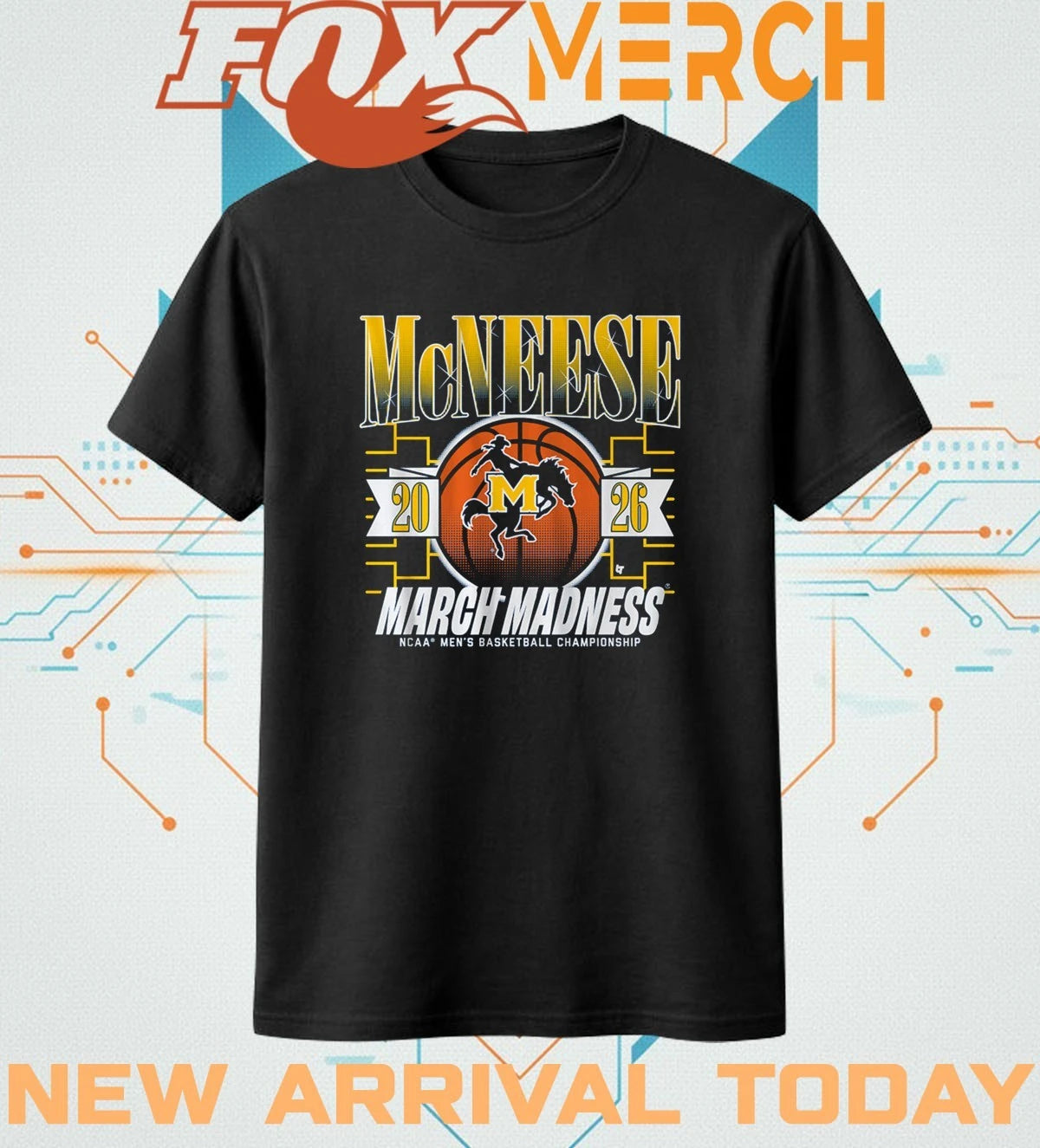 McNeese Cowboys 2026 March Madness NCAA Men’s Basketball Championship shirt