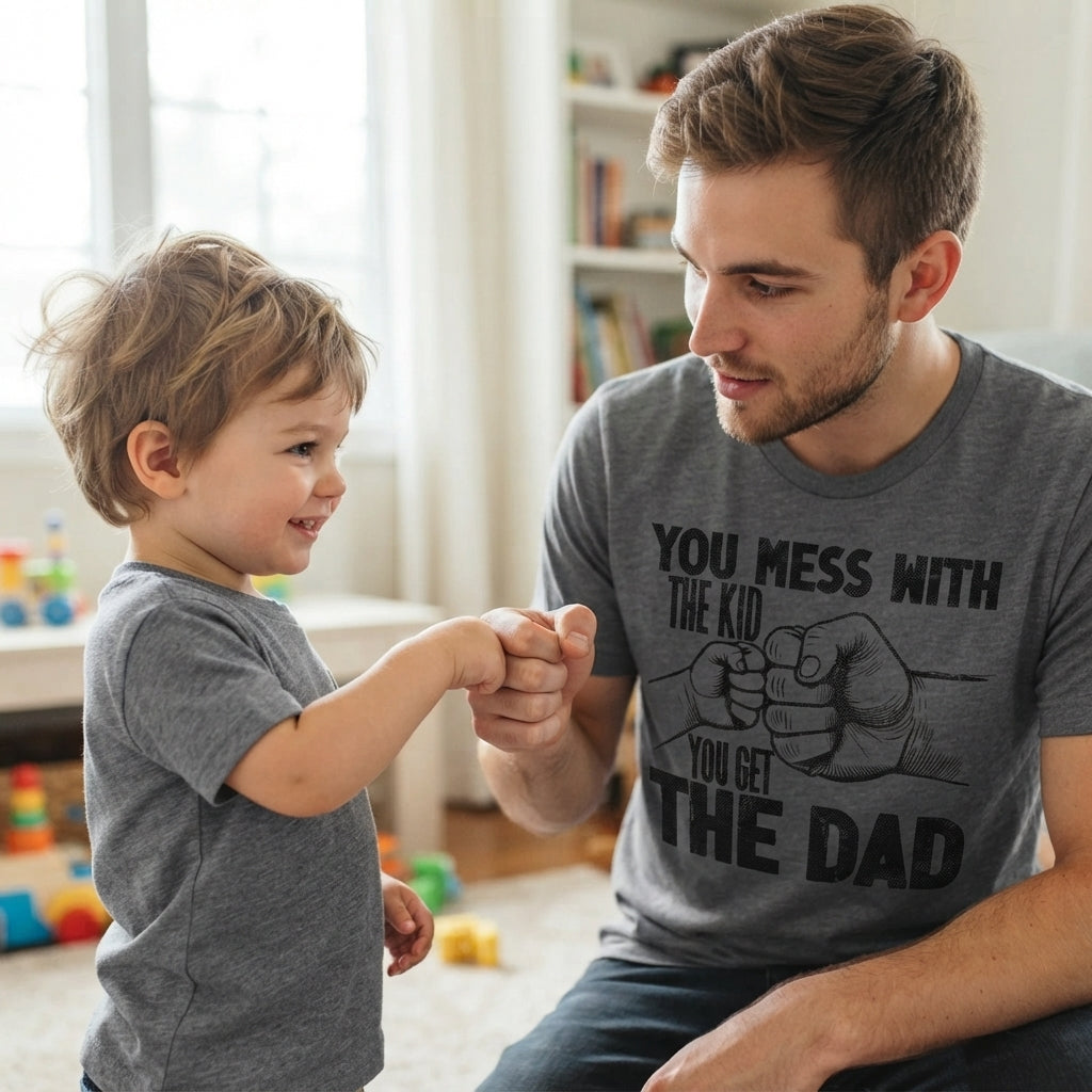 You Mess With The Kid You Get The Dad Men's T Shirt