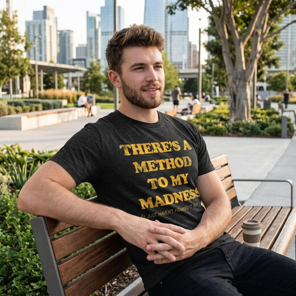 Theres A Method To My Madness I Just Havent Figured It Out Yet Men's T Shirt