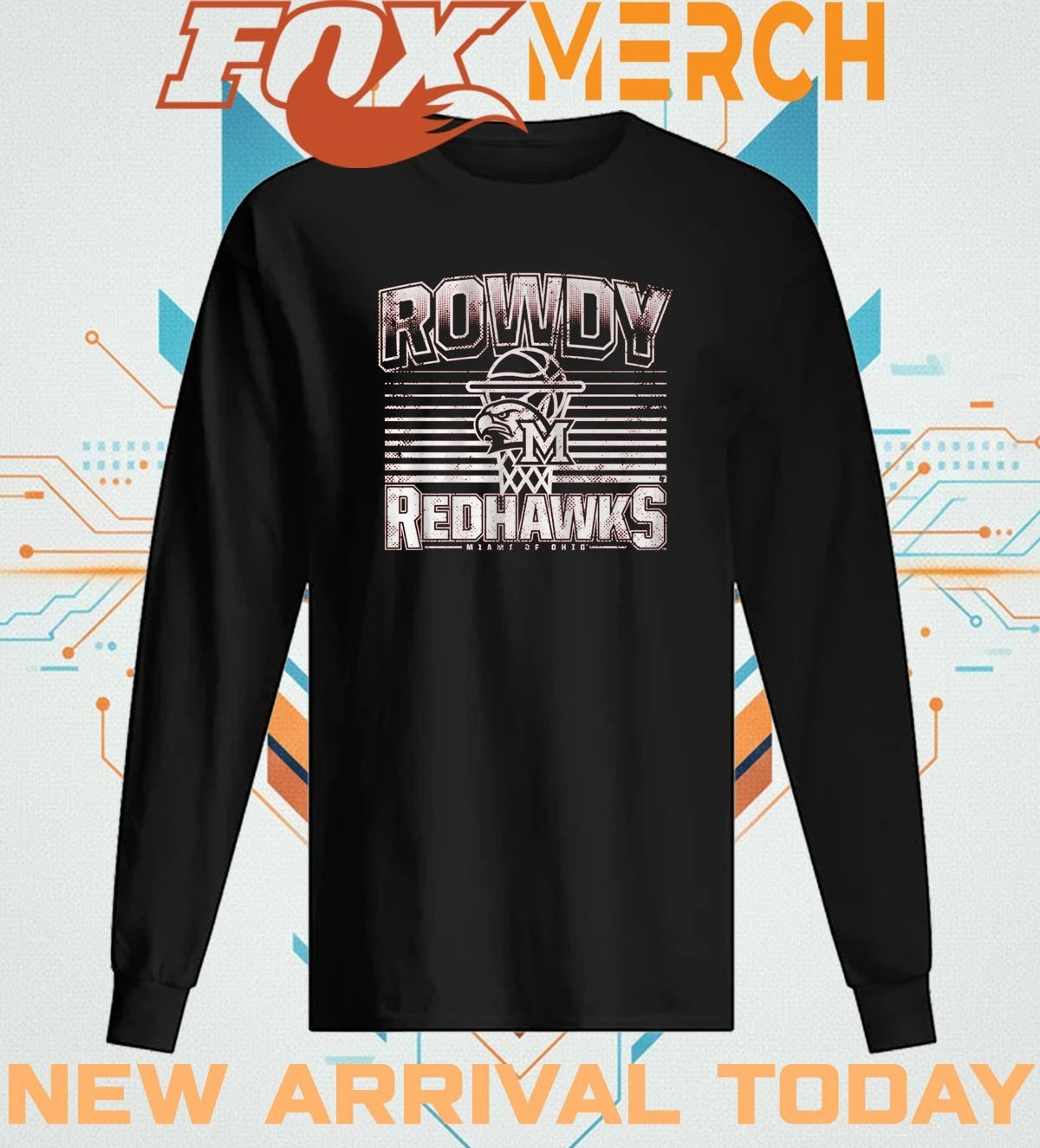 Miami OH Basketball Rowdy RedHawks t-shirt