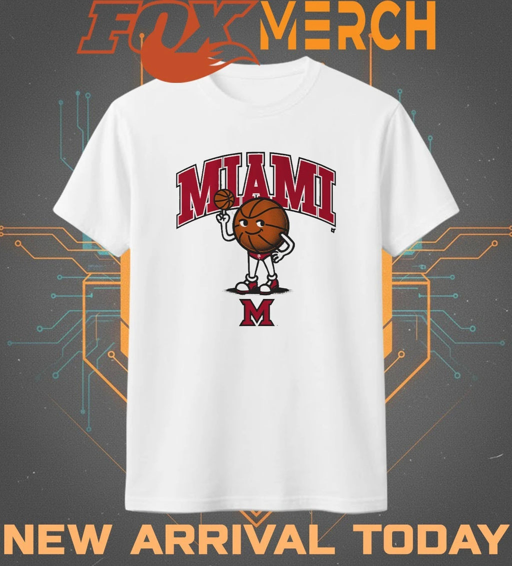 Miami OH RedHawks Swimsuit Basketball t-shirt