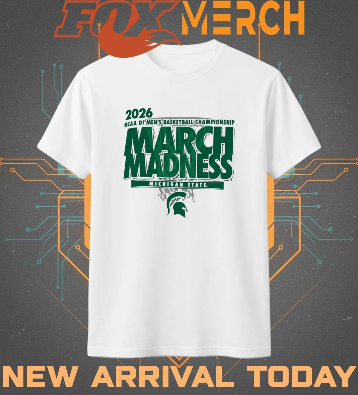 Michigan State Spartans 2026 NCAA DI Men’s Basketball Championship March Madness shirt