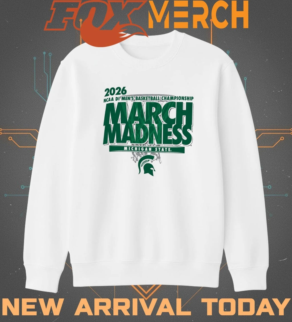 Michigan State Spartans 2026 NCAA DI Men’s Basketball Championship March Madness shirt