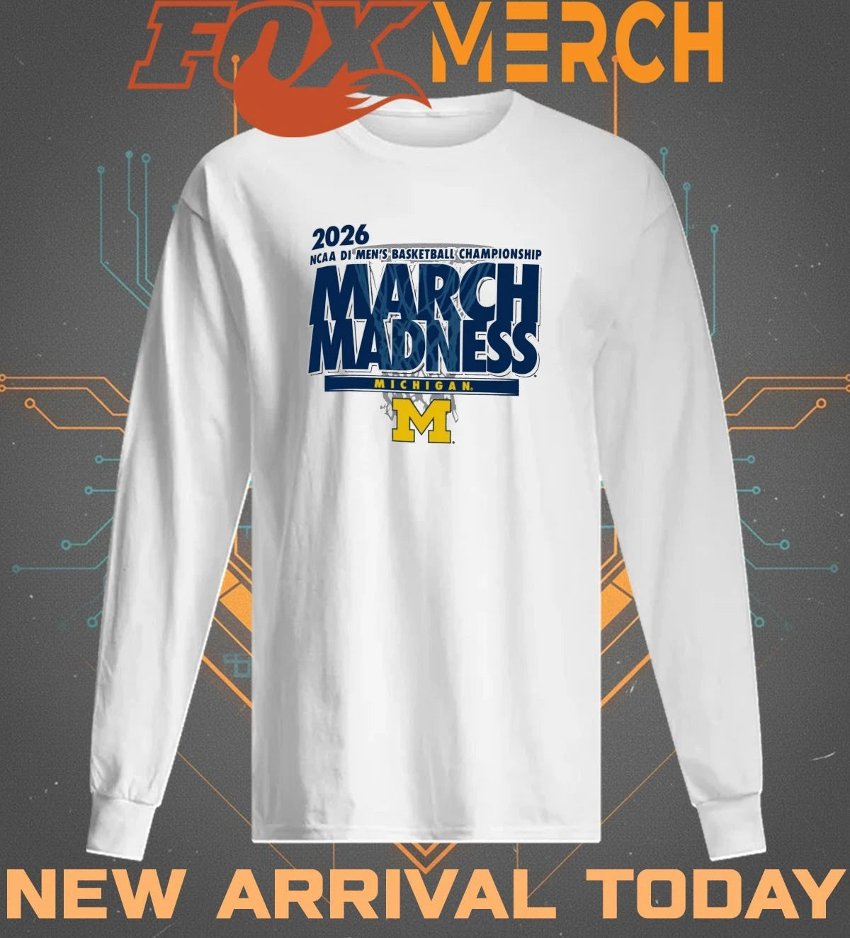 Michigan Wolverines 2026 NCAA DI Men’s Basketball Championship March Madness shirt