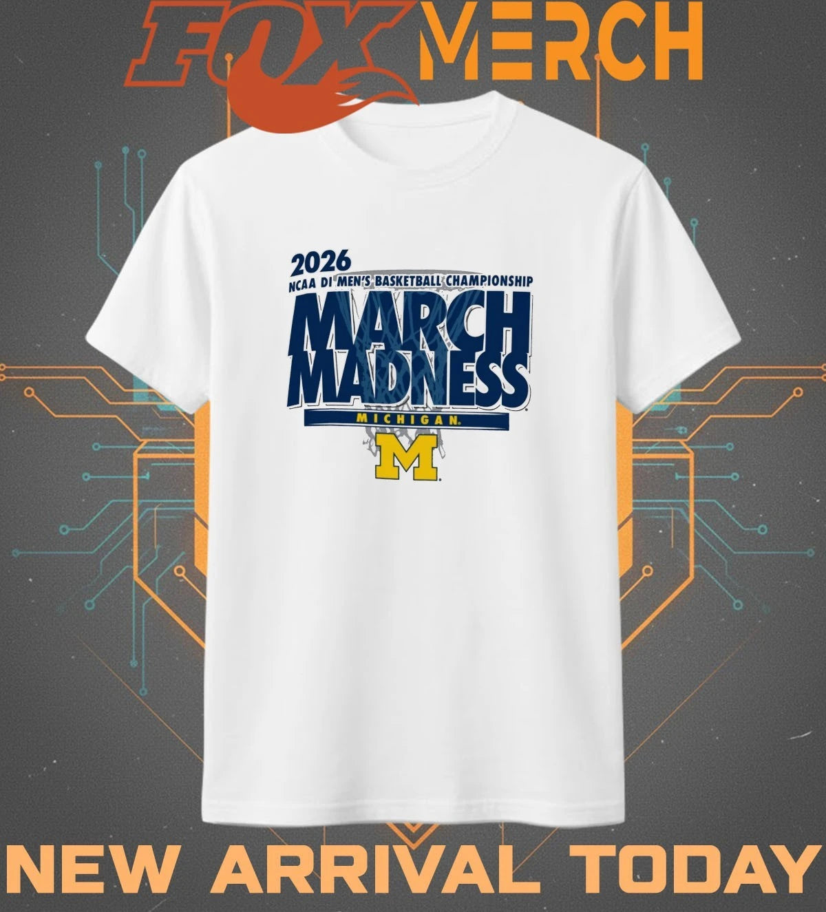 Michigan Wolverines 2026 NCAA DI Men’s Basketball Championship March Madness shirt