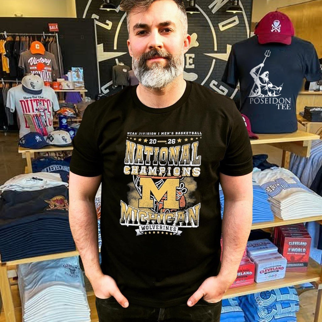 Michigan Wolverines Women’s 2026 Men’s Basketball National Champions Plus T-shirt
