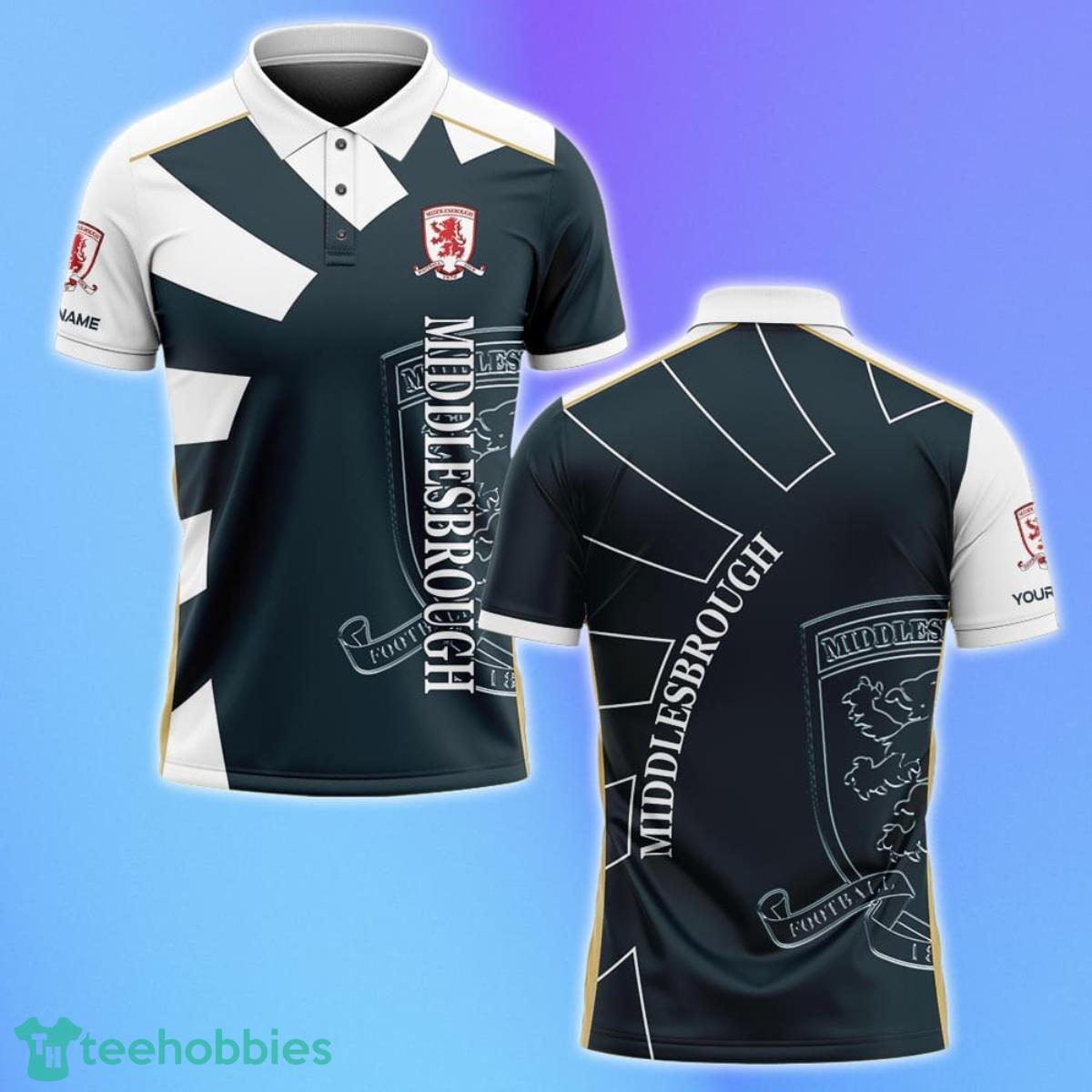 Middlesbrough Polo Shirt Custom Name Gifts For Loved Ones
