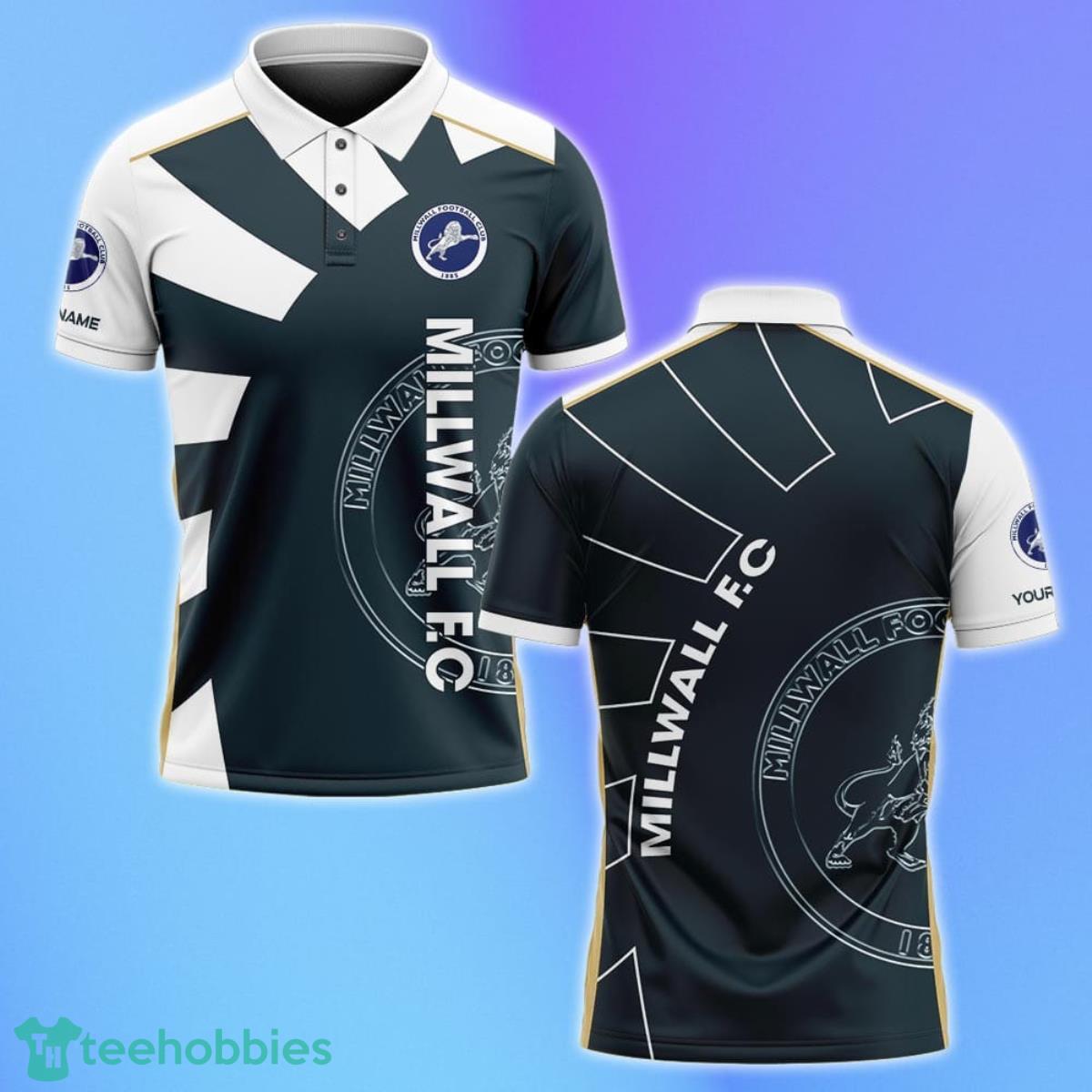 Millwall Polo Shirt Custom Name Gifts For Loved Ones