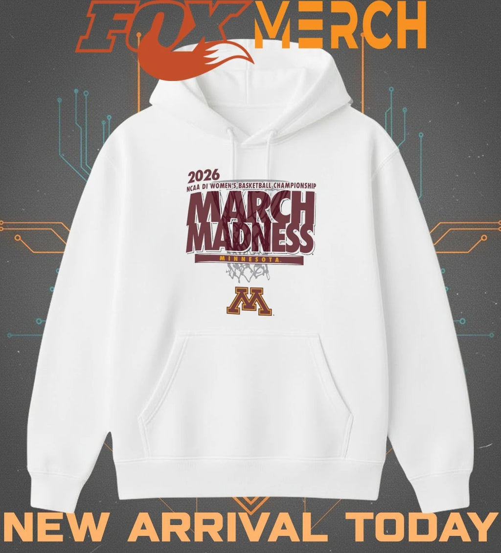 Minnesota Golden Gophers 2026 NCAA DI Women’s Basketball Championship March Madness shirt