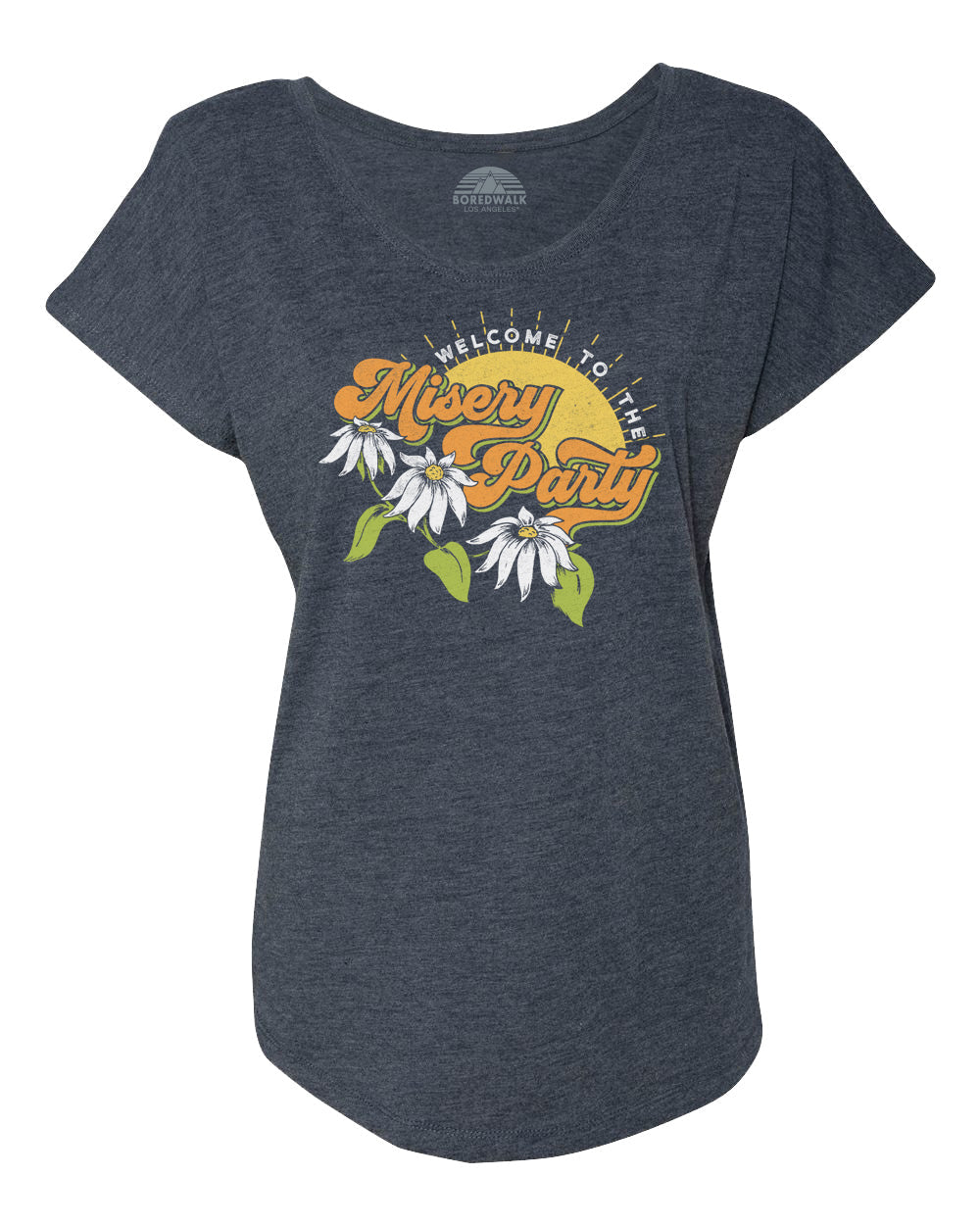 Women's Welcome To The Misery Party Scoop Neck T-Shirt